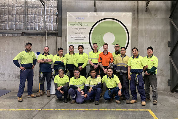 Another Safety Milestone For Fenner at Premier Steel Cord Belting Factory