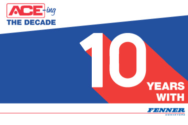 ACE Celebrates 10 Years of Growth with Fenner Conveyors